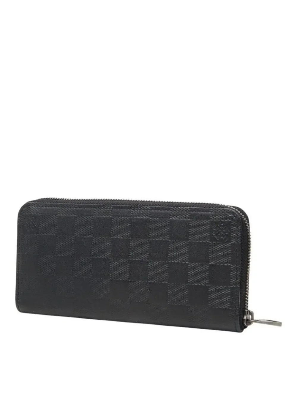 Louis Vuitton Damier Infini Zippy Wallet Vertical Zip Around Onyx Black Leather